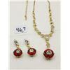 Image 1 : Nice necklace, earrings set, hallmark