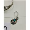 Image 3 : Bear claw sterling bracelet, earrings