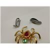 Image 7 : Snake design bracelet, spider broach, unknown
