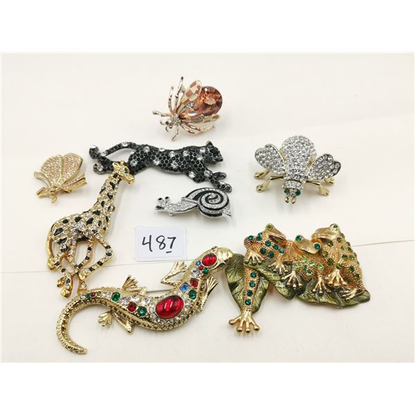 Animal theme jewelry lot
