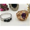 Image 3 : Nine costume ring lot