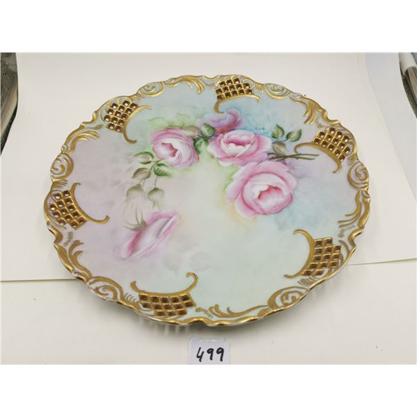 lee french designer rose dish plate