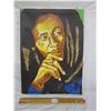 Image 1 : Original Bob Marley Painting Artist Signed 12 inches by 16 inches