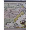 Image 3 : Vintage Framed Map of North America 1735 24 inches by 21 inches