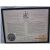 Image 1 : Queen Elizabeth 2 Proclamation Framed 25 inches by 19 inches