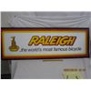 Image 1 : Raleigh Hand Painted Sign on Plexi Glass 54 inches by 19 inches
