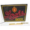 Image 6 : Vintage Light Up Stroh's Beer Sign