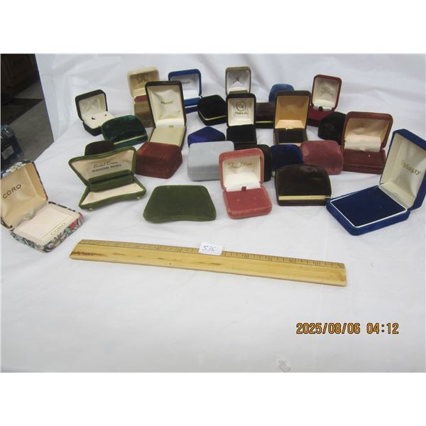 Lot of Vintage Jewelry Display Boxes