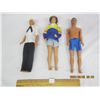 Image 1 : 3 Vintage Ken Dolls