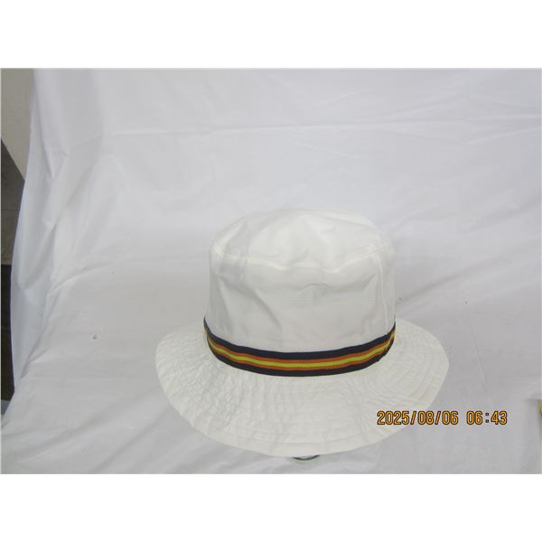 K. Way Bucket Hat in White New with Tags