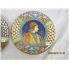 Image 3 : 2 Vintage Italian Man and Woman Plates 12 Inches Across