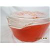 Image 3 : Orange Pyrex Bowl with Lid with Chickens on It