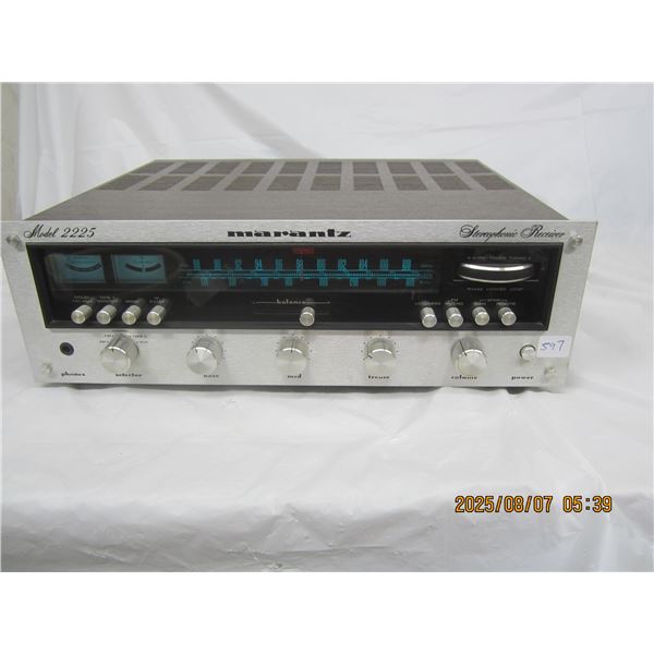 Marantz Stereophonic Receiver Model 2225 Working