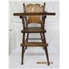 Image 1 : Antique Wooden High Chair