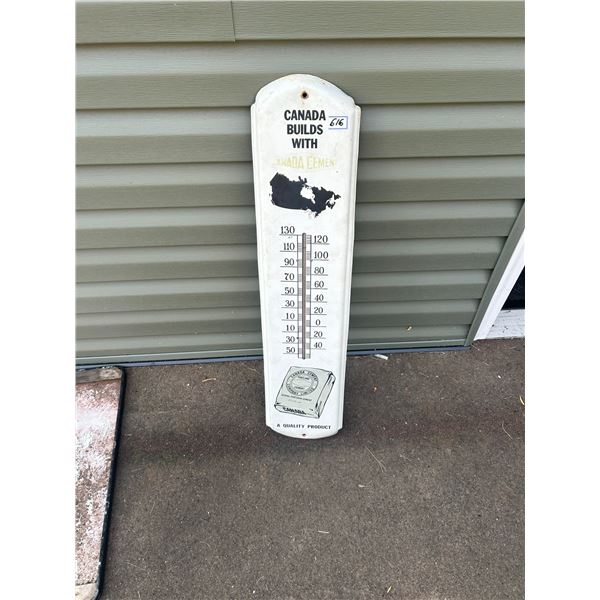 canada cement thermometer 36"x8"