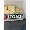Image 3 : coors light advertising clock 24"x11"