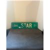 Image 1 : Lone star drive sign -2 sided -metal 24"x6"