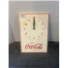 Image 1 : Coca-cola clock metal 13.5"x9.5"