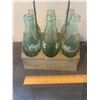 Image 3 : Coca cola metal tray vintage c/w 6 coke bottles