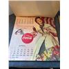 Image 3 : Coca cola calender 1957 good condtion for age -15"x17"