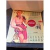 Image 4 : Coca cola calender 1957 good condtion for age -15"x17"