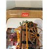 Image 3 : 1950's coca cola tray-picnic basket + cart 11"x13"
