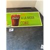 Image 3 : Coca cola cardboard sign- 1960;s from soda shop "NOS 24"x7" Pie a-la mode