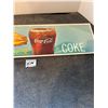 Image 3 : Coca cola cardboard sign- 1960;s from soda shop "NOS 24"x7"- Grilled cheese