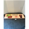 Image 1 : Coca cola cardboard sign- 1960;s from soda shop "NOS 24"x7"- corn beef