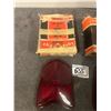 Image 2 : 2-1939 dodge tail lamp lenses "NOS"