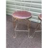 Image 3 : 2 -wrought iron ice cream parlor chairs