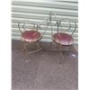 Image 4 : 2 -wrought iron ice cream parlor chairs