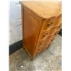 Image 3 : 5 drawer birds eye maple chest- drawer-serpentine front -45"h-28"w-18"d