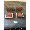 Image 1 : 4 vintage eveready radio batteries c - battery