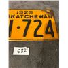 Image 3 : 1929 saskatchewan license plate