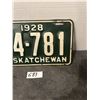Image 3 : 1928  saskatchewan license plate