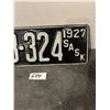 Image 3 : 1927  saskatchewan license plate