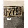 Image 3 : 1925  saskatchewan license plate