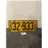 Image 1 : 1923 saskatchewan license plate