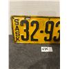 Image 2 : 1923 saskatchewan license plate