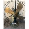 Image 3 : GE 12" brass blade fan 1920's - works all original 18"H