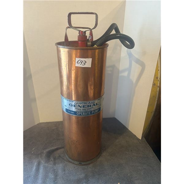 Fire extinguisher pump- copper 2.5 gallon-quick aid