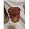 Image 4 : Five tobacco tin cans