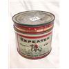 Image 1 : Rare round repeater tobacco tin can