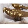Image 3 : Two large heavy brass pheasant bird statues