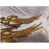 Image 4 : Two large heavy brass pheasant bird statues