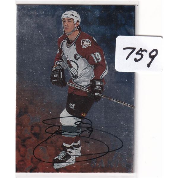 1998-99 Be a Player Auto Joe Sakic