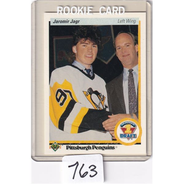 1990-91 Upper Deck Jaromir Jagr Rookie Card