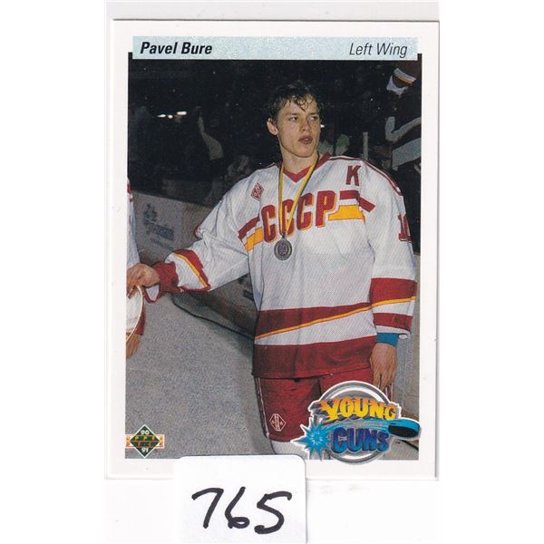 1990-91 Upper Deck Young Guns Pavel Bure Rookie Card