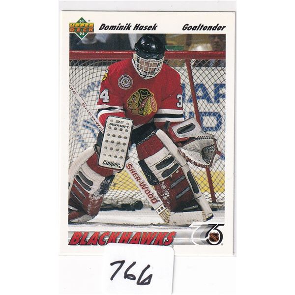 1991-92 Upper Deck Dominik Hasek Rookie Card